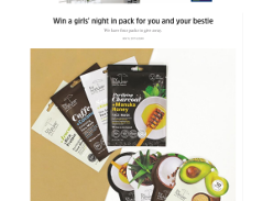 Win a girls' night in pack for you and your bestie
