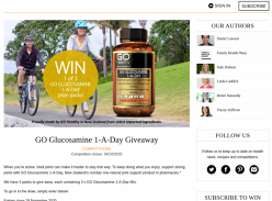 Win a GO Glucosamine 1-A-Day Giveaway
