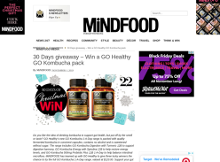 Win a GO Healthy GO Kombucha pack