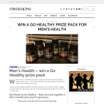 Win a Go Healthy prize pack for Men's Health