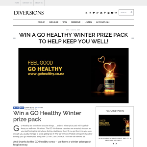 Win a GO Healthy Winter prize pack