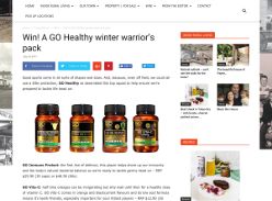 Win! A GO Healthy winter warrior?s pack