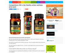 Win a Go Healthy winter wellness prize pack