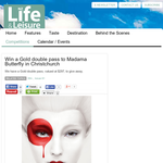 Win a Gold double pass to Madama Butterfly in Christchurch