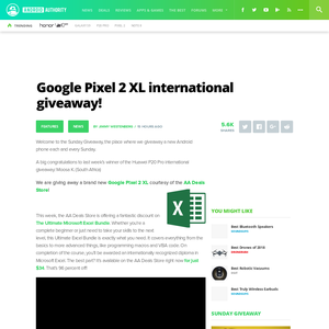 Win a Google Pixel 2 XL