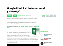 Win a Google Pixel 2 XL