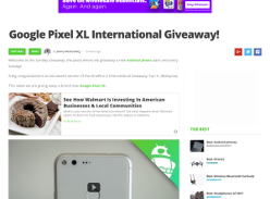 Win a Google Pixel XL
