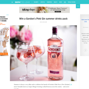 Win a Gordon's Pink Gin summer drinks pack