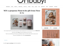 Win a gorgeous Mum-to-be gift from Fleur & Co