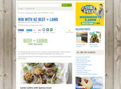 Win a gorgeous New Zealand Beef + Lamb hamper