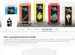 Win a gorgeous Reveal Candle
