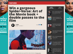 Win a gorgeous Spider-Verse: Art of the Movie book + double passes to the film