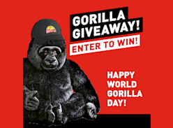 Win a Gorilla Product Prize Pack and a Giant Gorilla Toy