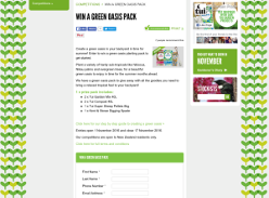 Win a Green Oasis pack