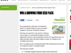 Win a Growing From Seed Pack