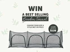 Win a Gubba Garden Tunnel