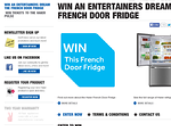 Win a Haier French Door refrigerator 