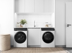 Win a Haier Front Load Washer and Heat Pump Dryer