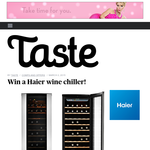 Win a Haier wine chiller!