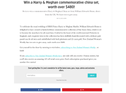 Win a Harry & Meghan commemorative china set