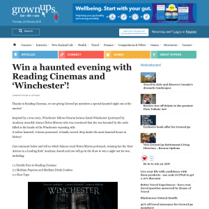 Win a haunted evening with Reading Cinemas and ‘Winchester’