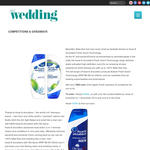Win a Head & Shoulders Apple Fresh shampoo & conditioner  - My Wedding Mag