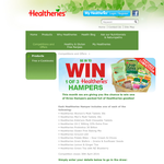 Win a Healtheries Hamper
