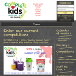 Win a "Healthy Summer Pack" - Complete Kids Nutrition