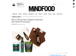 Win a Hemp Farm Organic Skincare and Hemp Food pack
