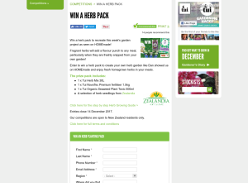 Win a herb pack