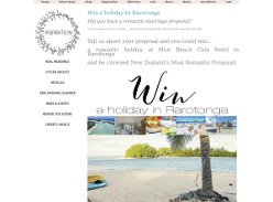 Win a holiday in Rarotonga