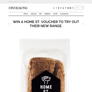 Win a Home St. voucher to try out their new range