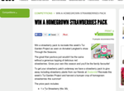 Win a Homegrown Strawberry Pack
