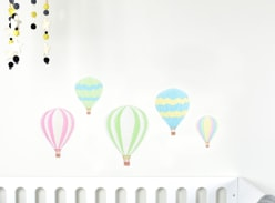 Win a Hot Air Balloon Wall Decal Set from Sticky Ticky