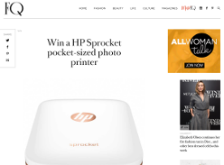 Win a HP Sprocket pocket-sized photo printer