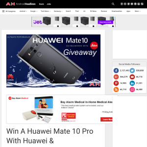 Win a Huawei Mate 10 Pro