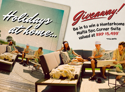 Win a Hunterhome Malta 5pc Corner Suite