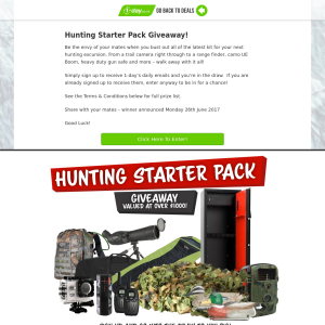 Win a hunting starter pack - https://contest.io/c/yimexqfb
