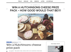 Win a Hutchinsons cheese prize pack