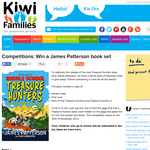 Win a James Patterson book set