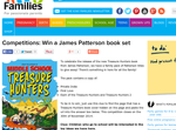 Win a James Patterson book set