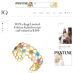 Win a Kagi Limited Edition Kaleidoscope cuff valued at $399