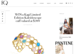 Win a Kagi Limited Edition Kaleidoscope cuff valued at $399