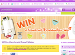 Win a Kambrook Bread Maker