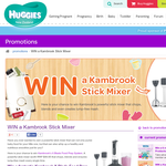 Win a Kambrook Stick Mixer