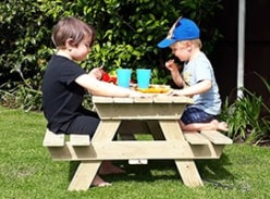 Win a kids’ picnic table from Darling Buds of Play