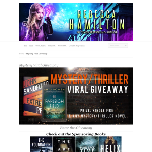 Win a Kindle Fire and ANY Mystery Book You Want