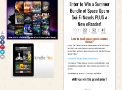 Win a Kindle Fire Tablet and a bundle of Sci-Fi eBooks or an eBook Bundle