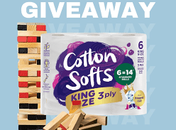 Win a King Size 3-Ply Rolls Plus a Giant Tumbling Tower Game