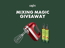 Win a KitchenAid 9 Speed Hand Mixer and a Box of Good by Grove Oil